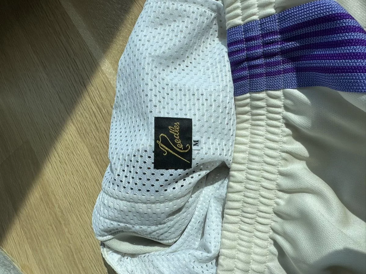Needles Sweatpants Joggers White/Purple Needles