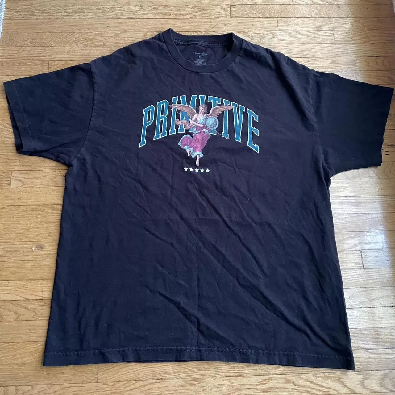 Primitive Short Sleeve T Shirts Primitive graphic tee Black