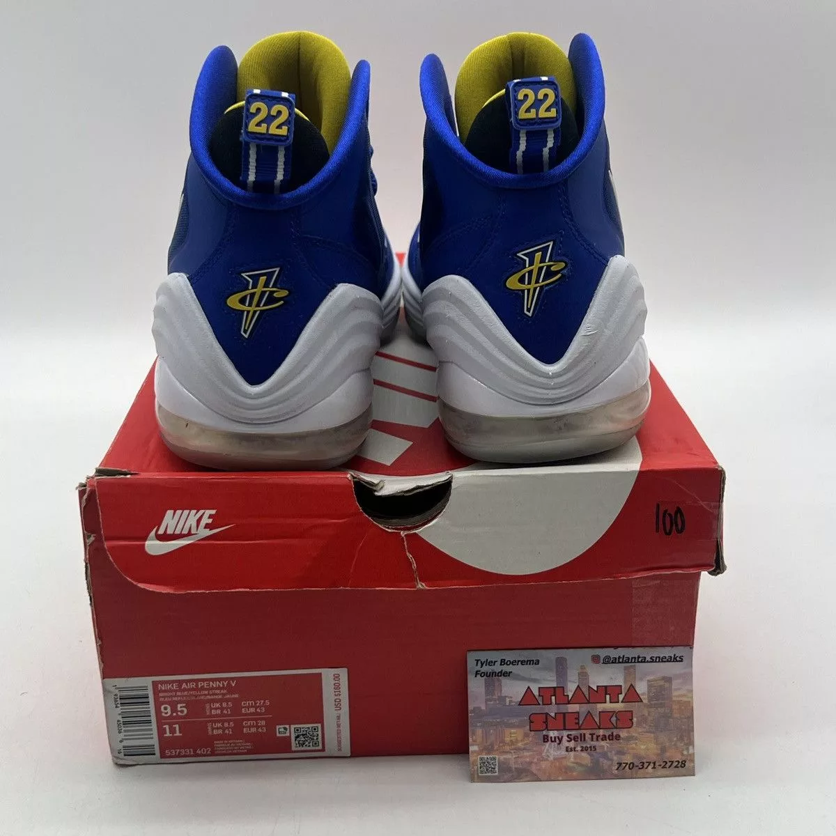 Nike Hi Top Sneakers Nike Air Penny 5 blue chips