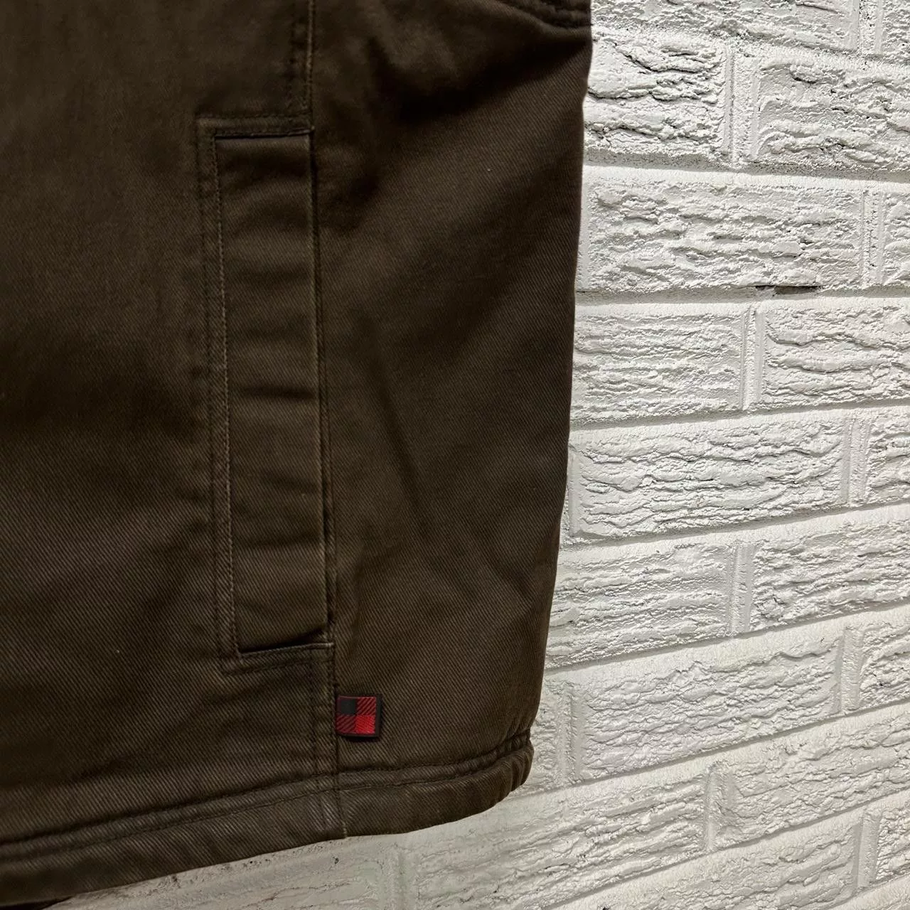 Woolrich Woolen Mills Light Jackets Woolrich Woolen Mills Woolrich Dorrington Brown Canvas Shell Fleece Blanket Lined