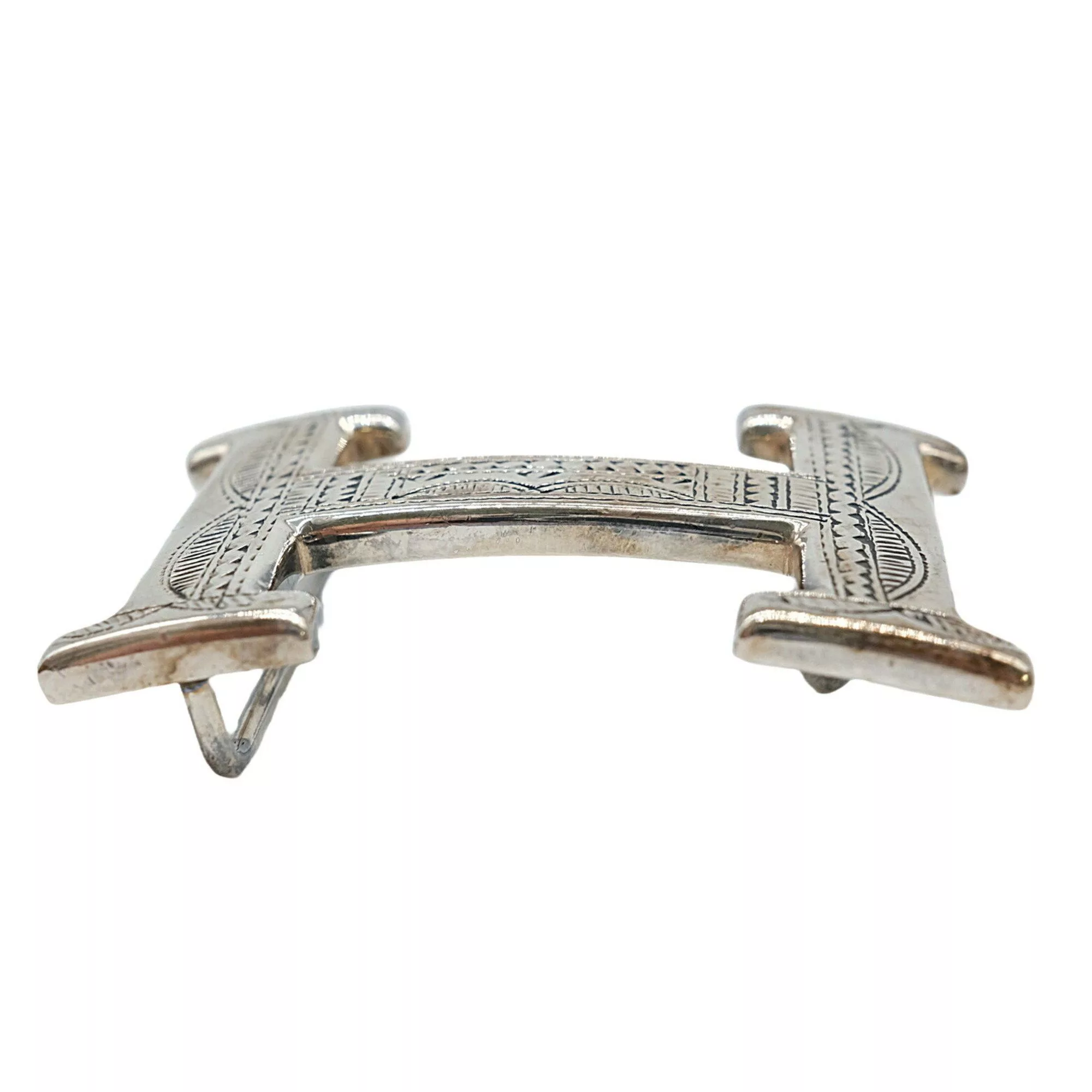 Hermes Miscellaneous Hermes Belt Buckle Constance Touareg SV925 Silver Multi