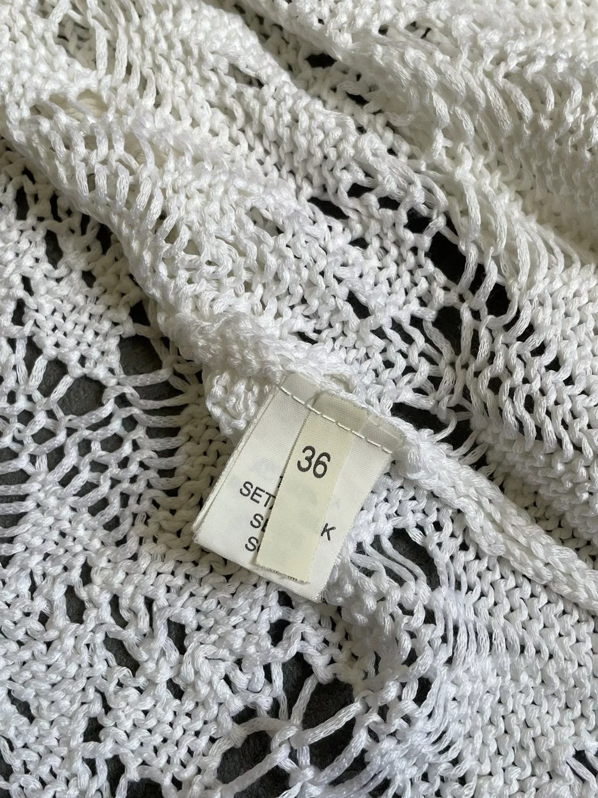 Designer Sweaters Designer Vintage Oppose Italian designs 80s White
