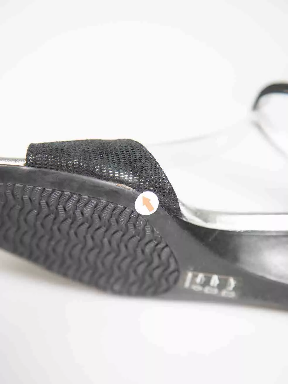 Hogan Sandals Hogan Black Suede Lizard Embossed Strap Sandals