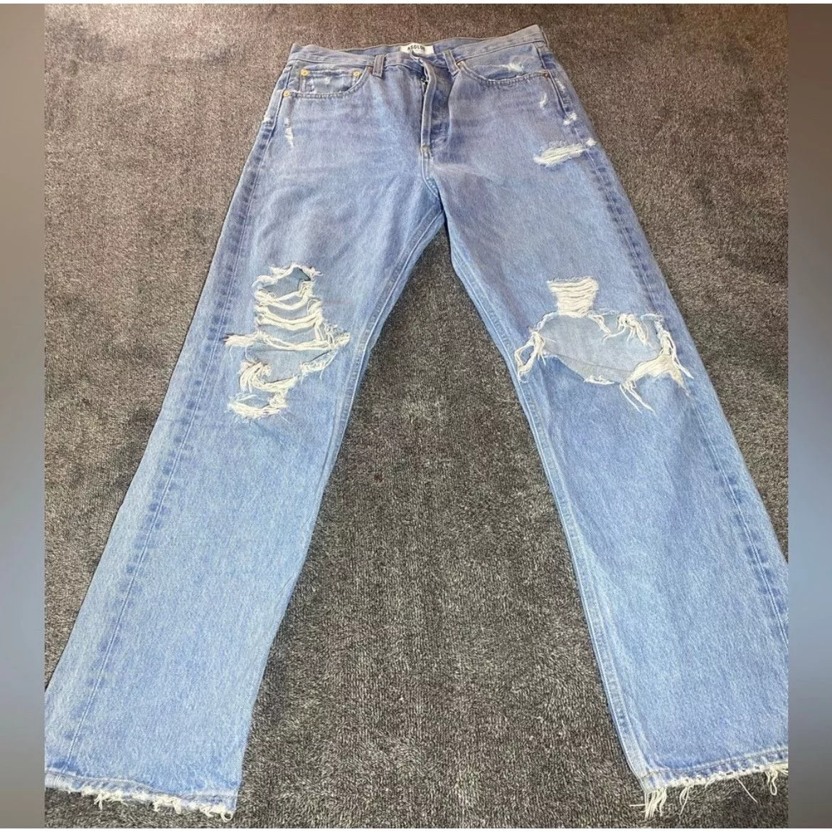 Agolde Jeans AGOLDE Los Angeles Blue Distressed Jeans ( 26 )