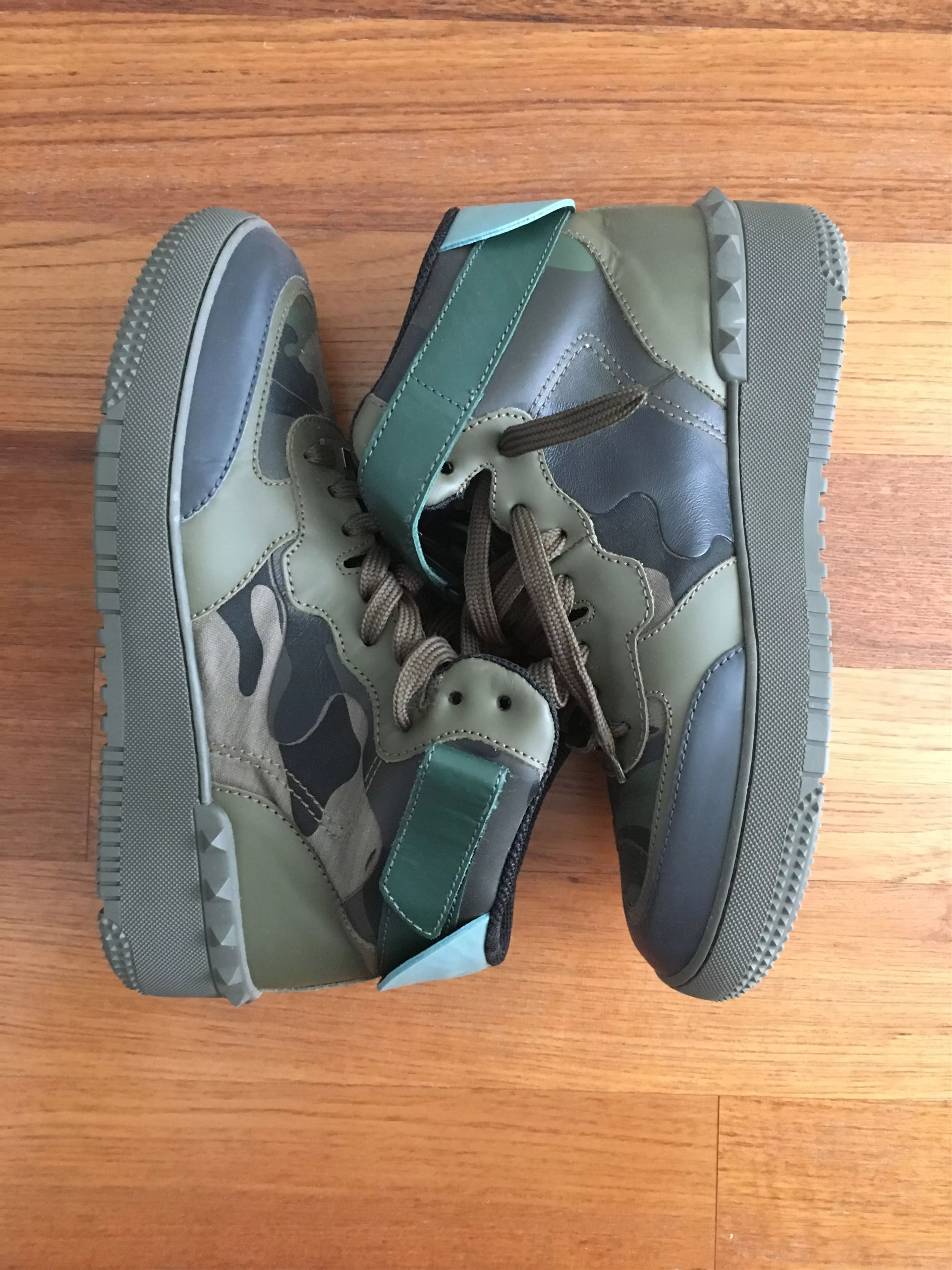 Valentino Hi Top Sneakers Air Force 1 Valentino Green