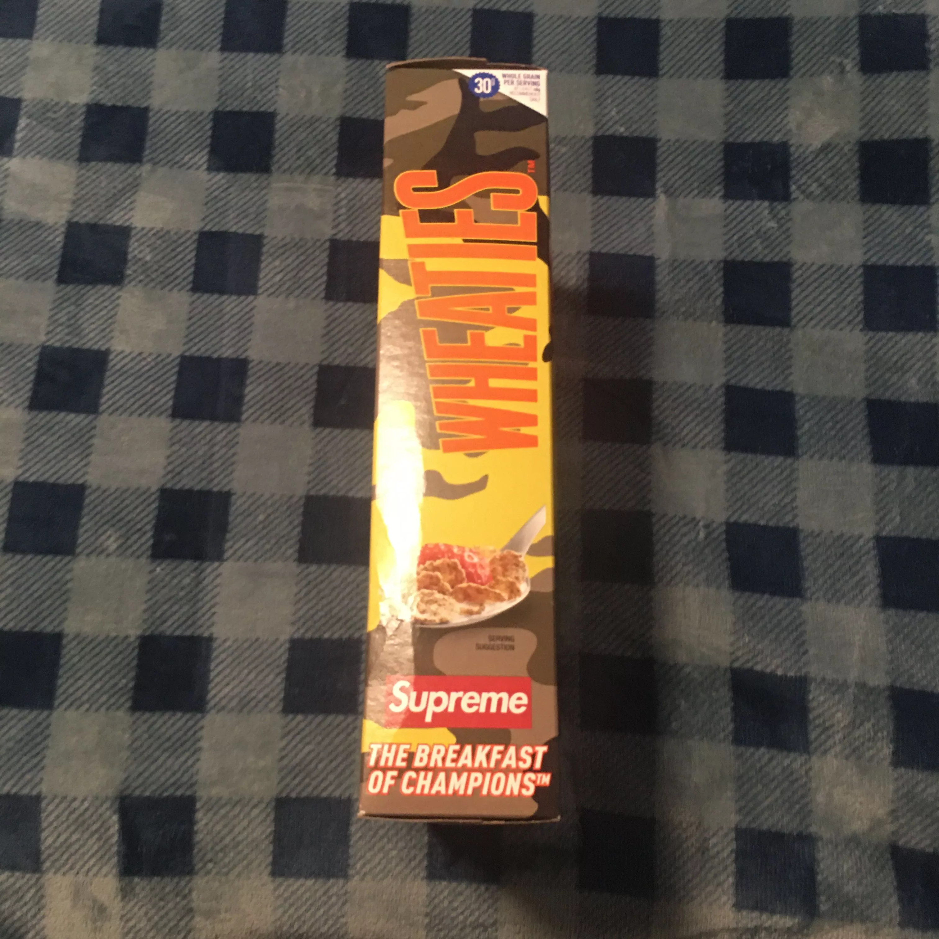 Supreme Supreme Supreme Wheaties Cereal Box Yellow