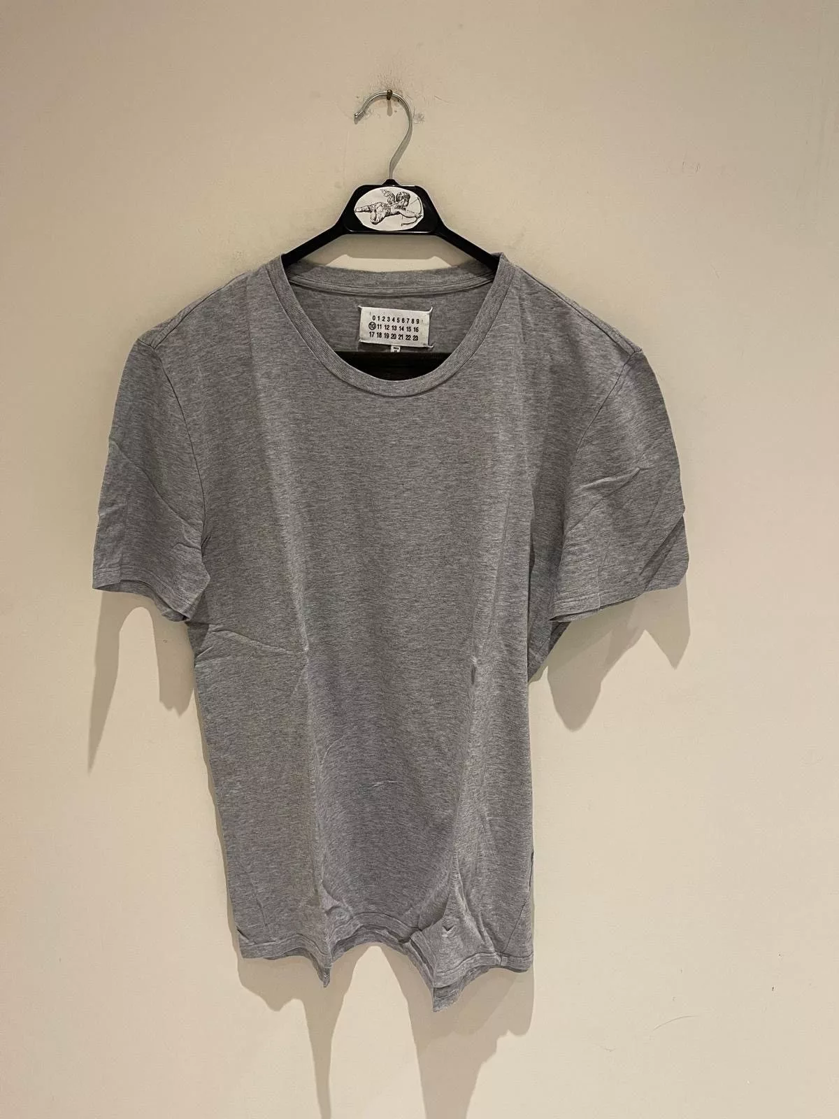 Maison Margiela Short Sleeve T Shirts Maison Margiela Iconic Tshirt Gray