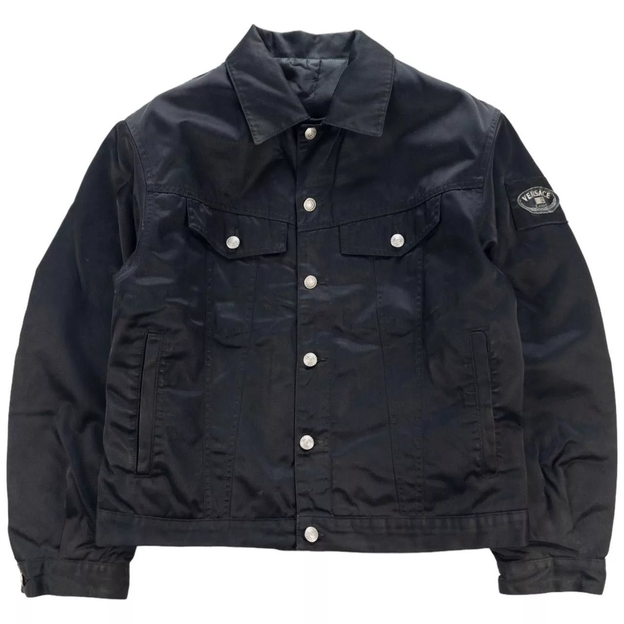 Versace Heavy Coats Vintage Versace V2 Jacket Size M Black