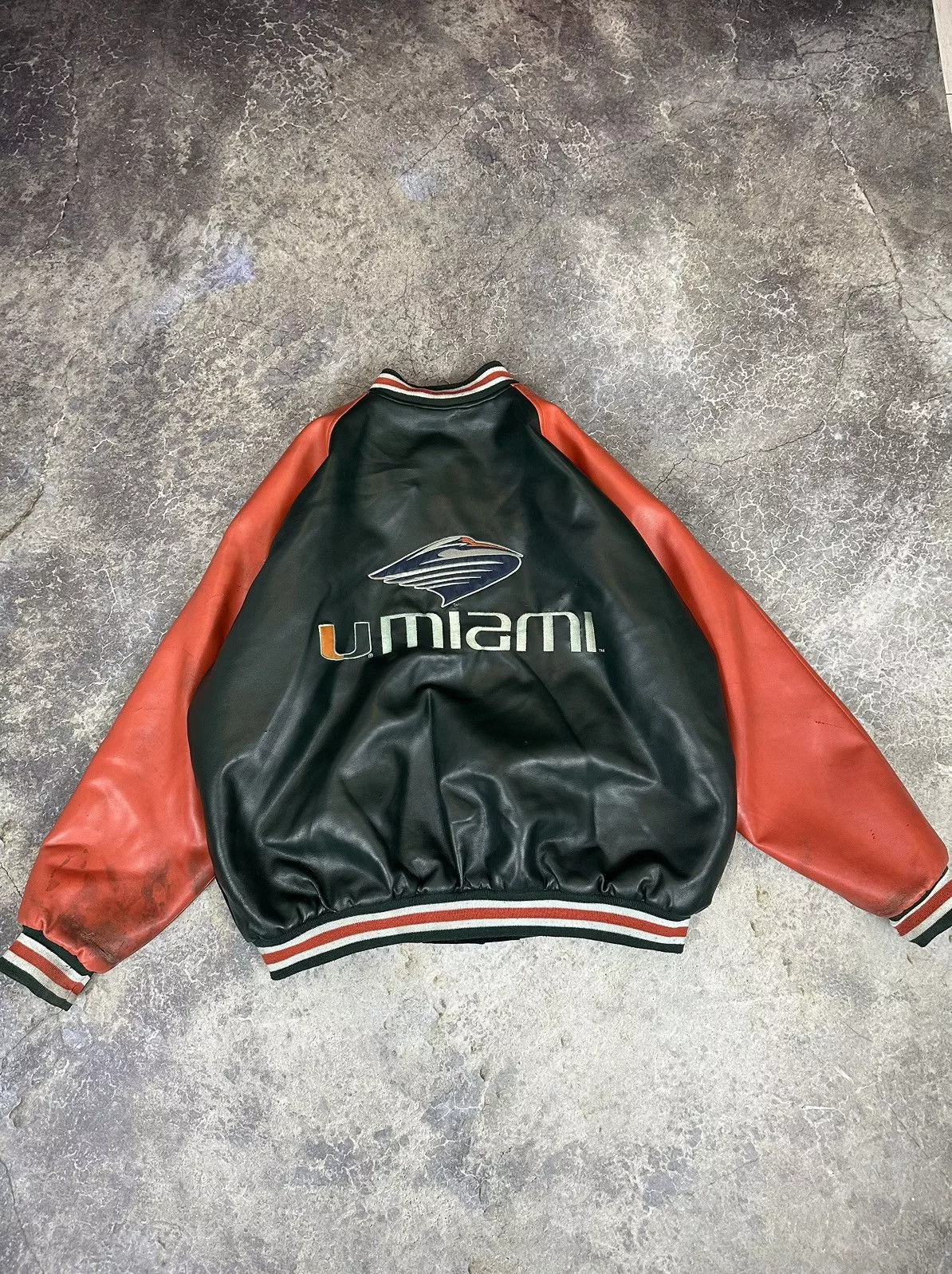 Vintage Bombers Vintage Miami U Varsity Jacket Multi
