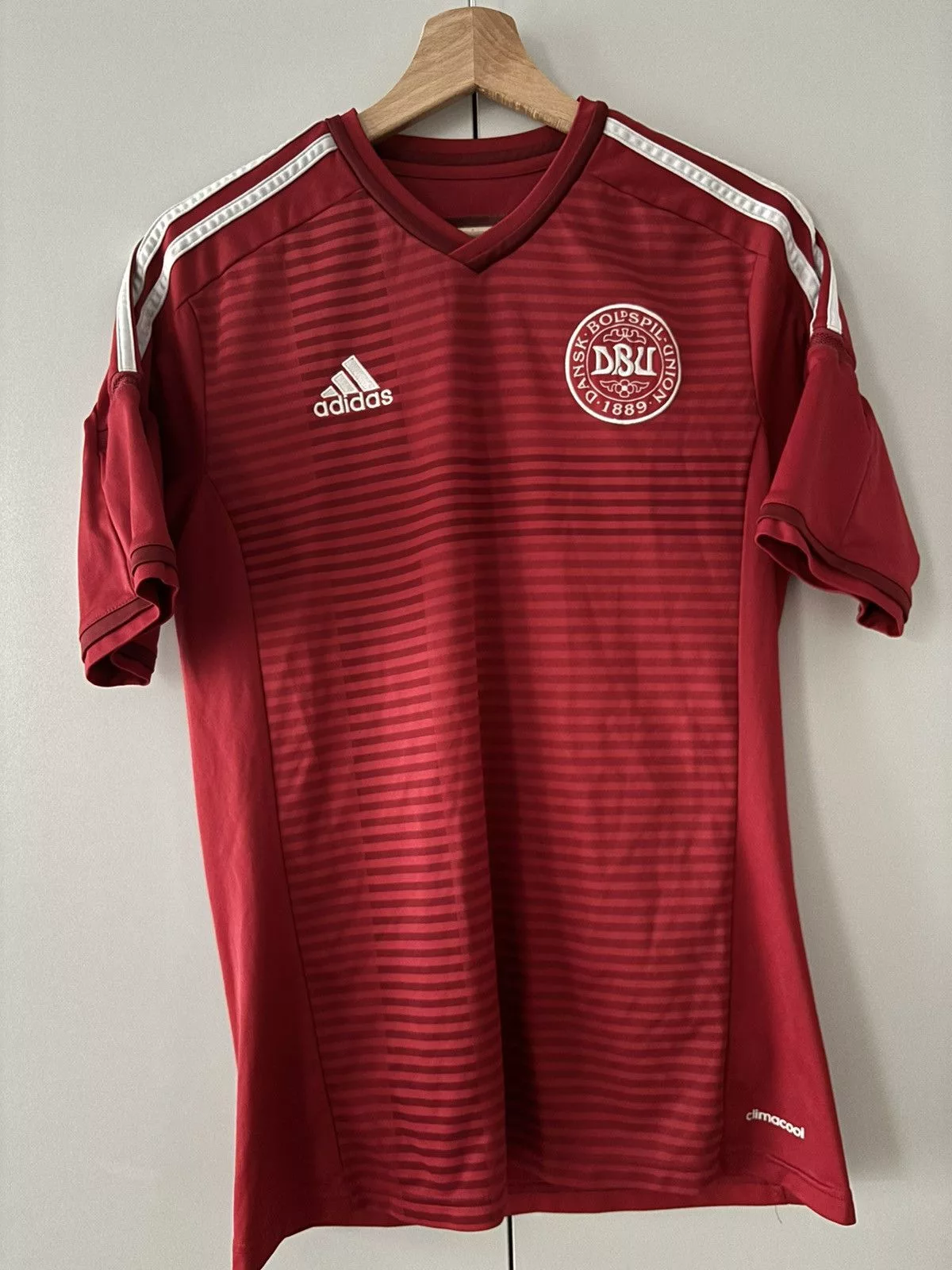 Adidas Jerseys Adidas Denmark 2014 Home Kit Red Sportswear