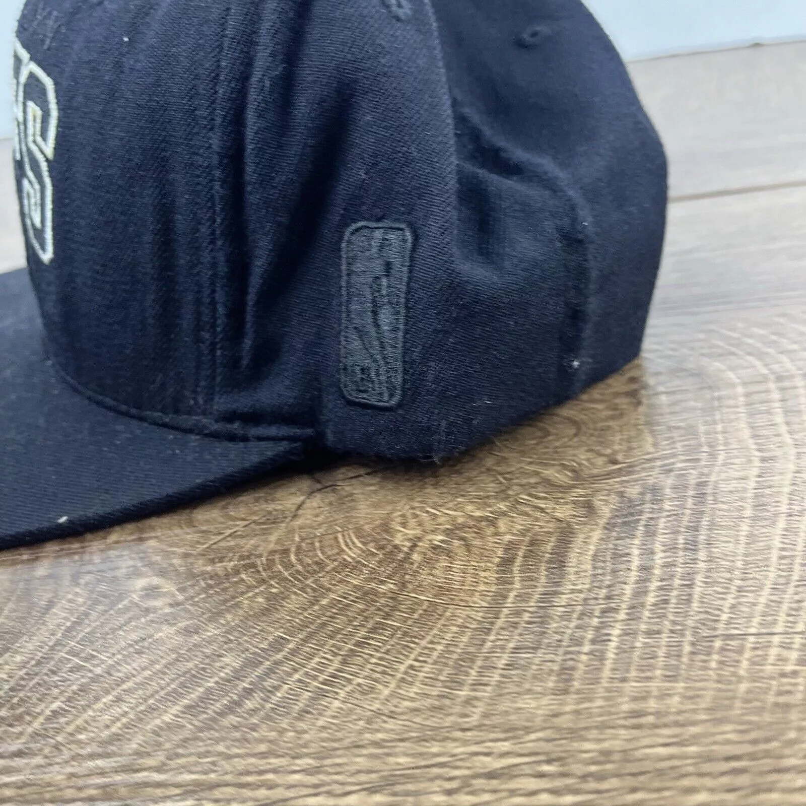 Mitchell & Ness Hats Brooklyn Nets Snapback Hat Black Mitchell & Ness Adjustable