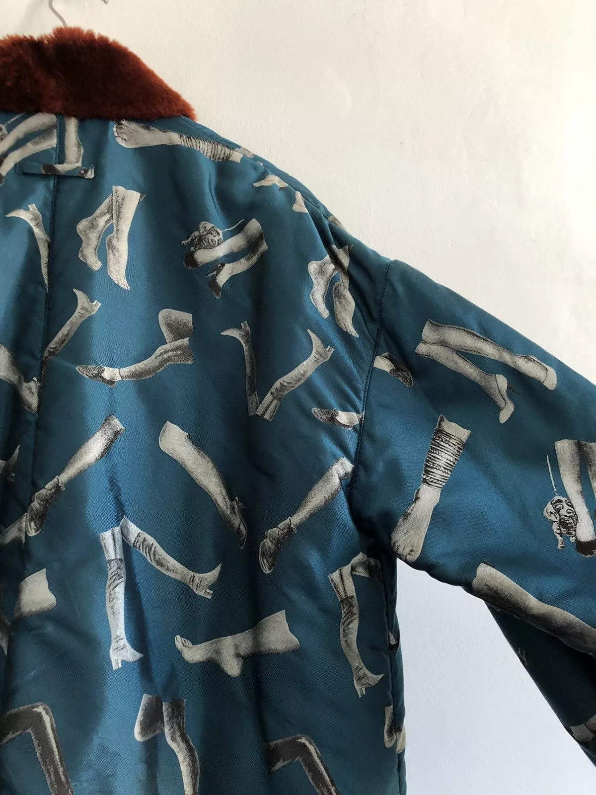 Jean Paul Gaultier Heavy Coats Jean Paul Gaultier aw 92 french cancan kimono coat Blue