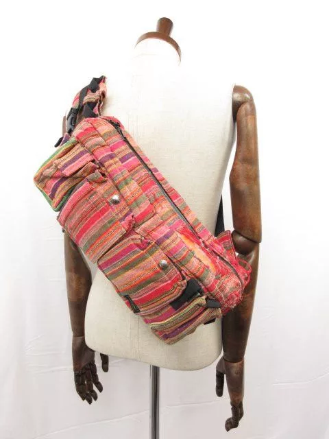 Comme des Garcons Bags Luggage Comme des Garcons Bag Multi Pocket Total Pattern Multicolor