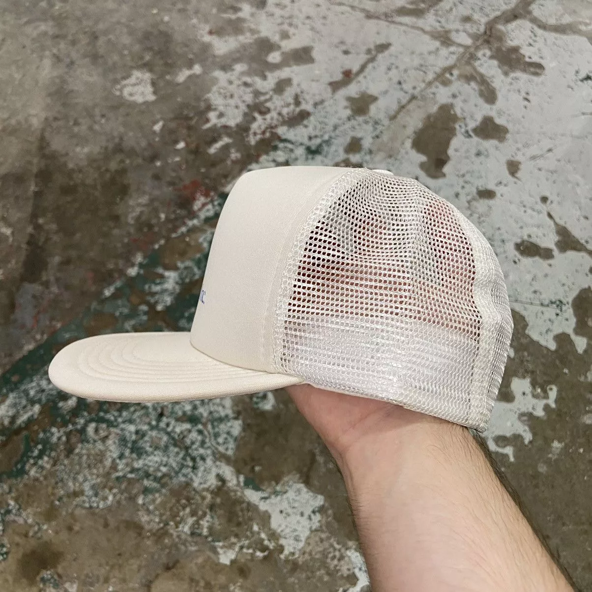 Vintage Hats Vintage 1990s White Trucker Hat