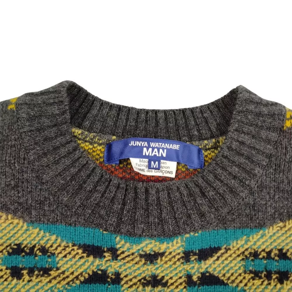 Junya Watanabe Sweaters Knitwear Junya Watanabe Sweater Native American pattern wool knit Multicolor