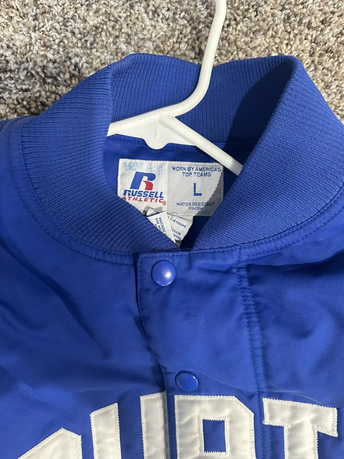 Russell Athletic Bombers Russell Athletic “Curtis” Jacket Blue