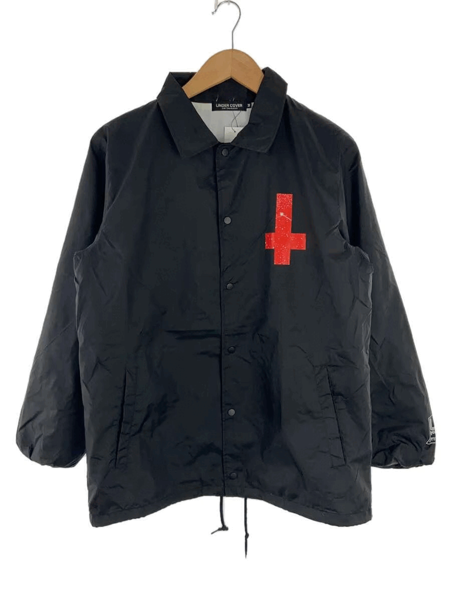 Undercover Light Jackets Undercover "THE SPACE NURSE" Nylon Coach Jacket Black