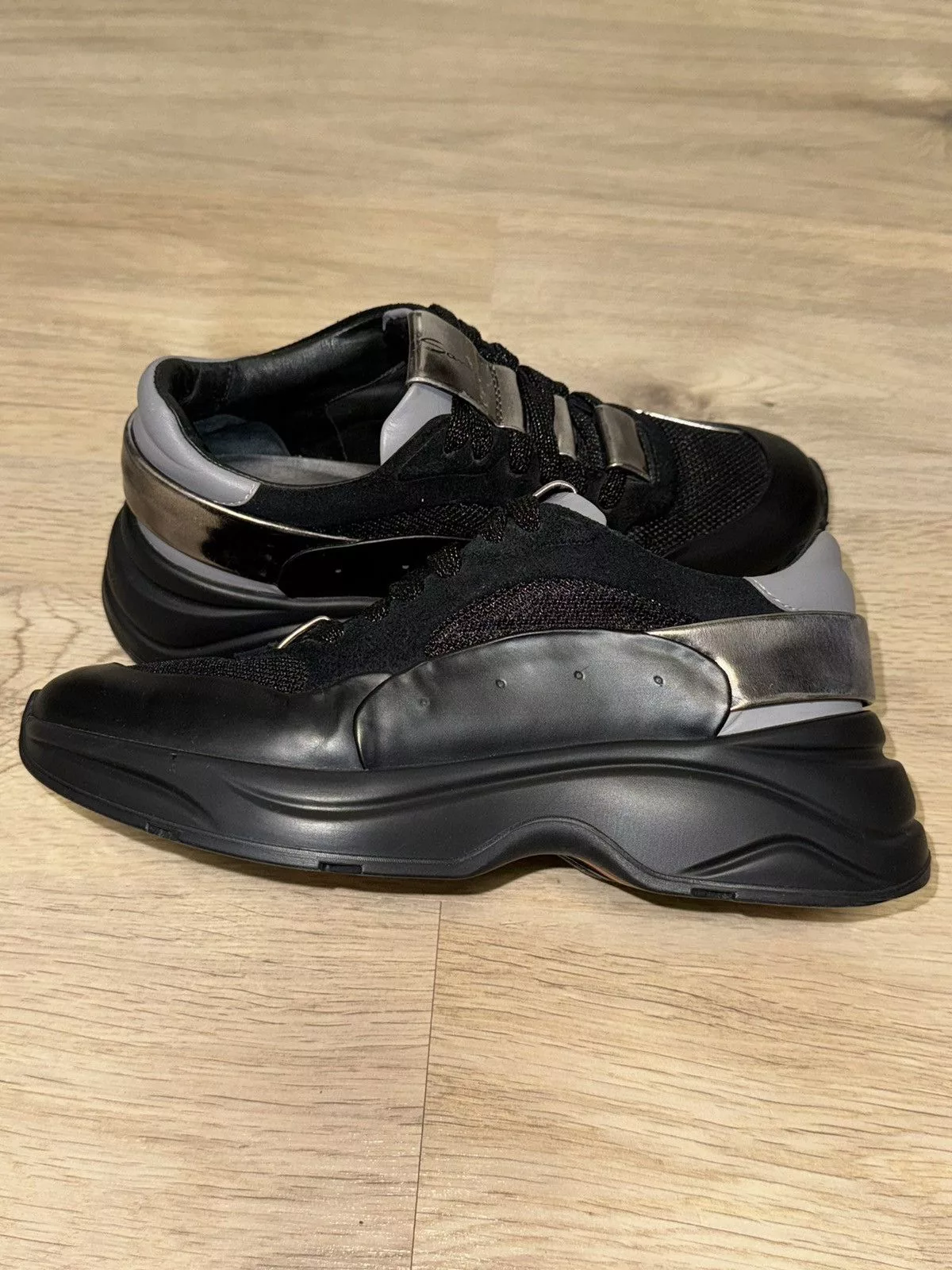 Santoni Platforms Santoni Black
