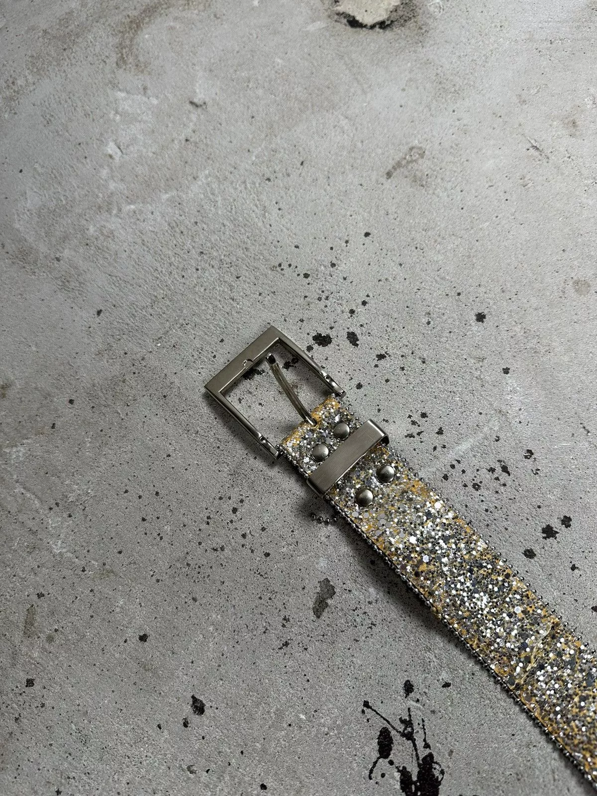 Other Belts Other Vintage y2k Gold Rhinestones Studs Belt Avant-Garde