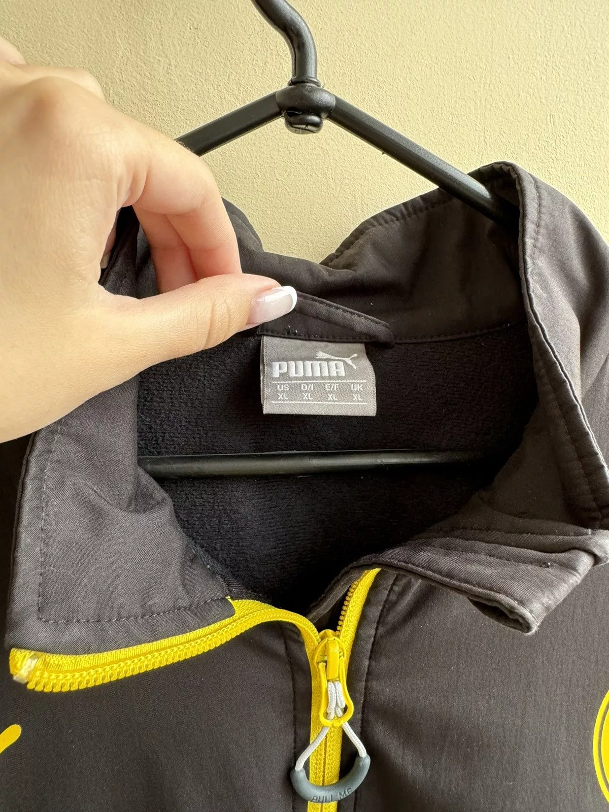 Puma Light Jackets Puma BVB jersey jacket Borussia Dortmund Zip Up Training Track XL Black