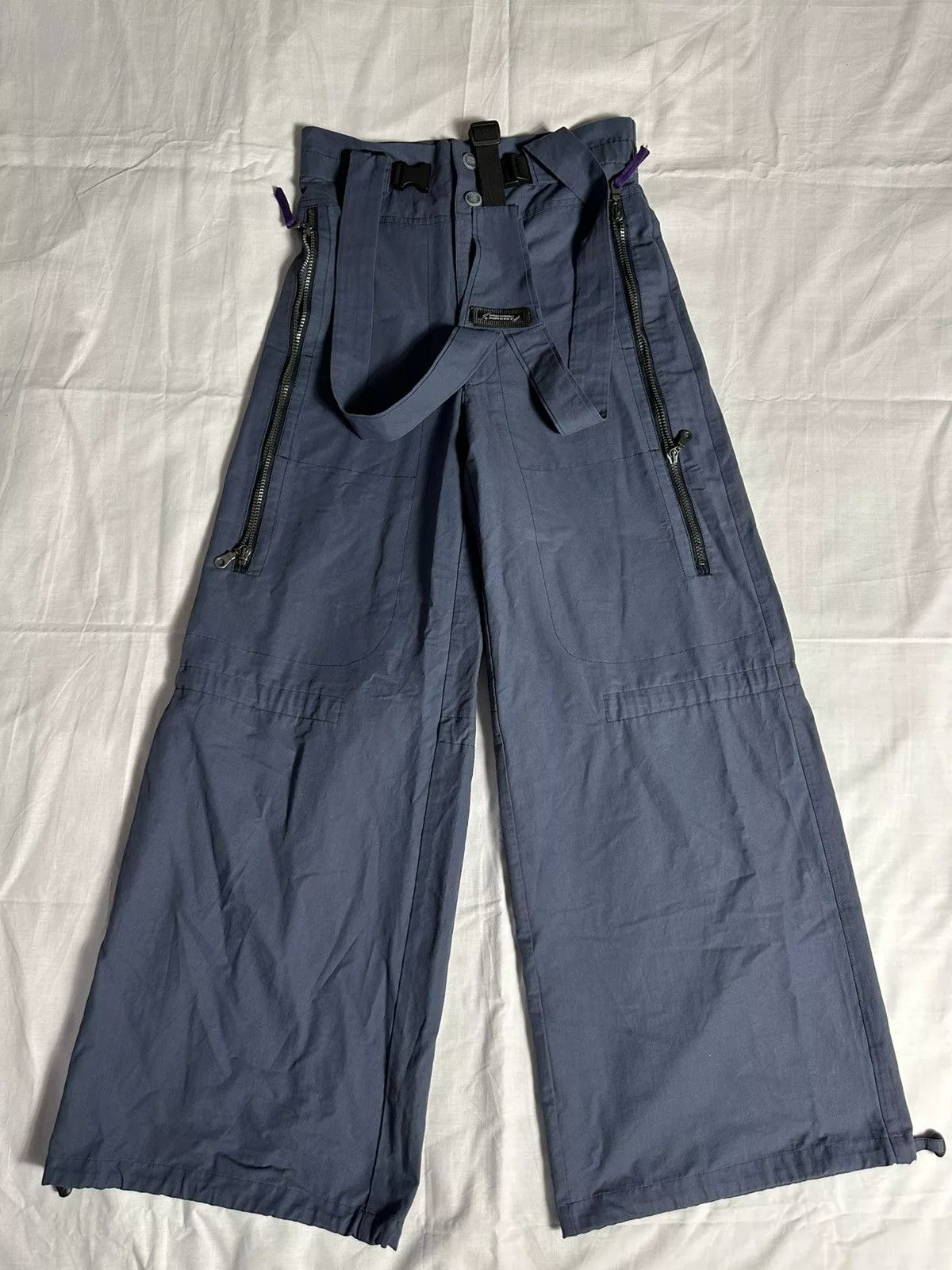 Designer Jumpsuits Designer × Marithe + Francois Girbaud 1980s Marithe Francois Girbaud avant garde Opium Y2K Blue Vintage