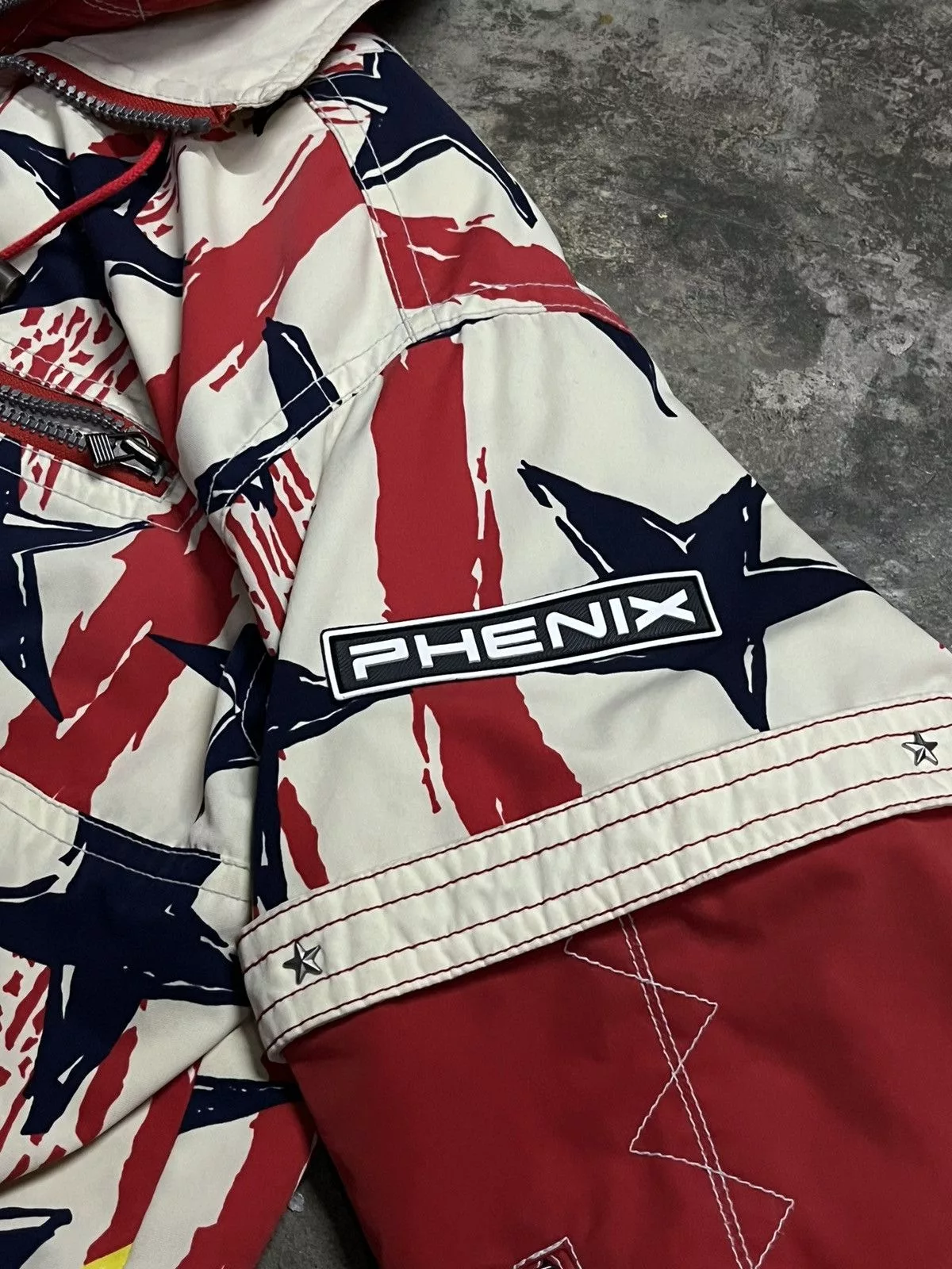 Vintage Sweatshirts Hoodies PHENIX Vintage Phoenix star pattern Blue