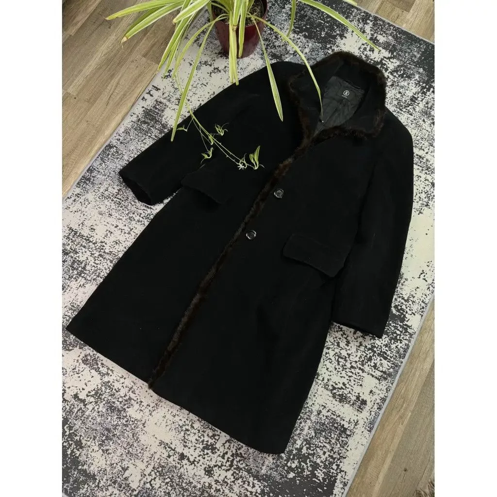 Bogner Coats Bogner Wool Coat Black Size 40 fit M/L