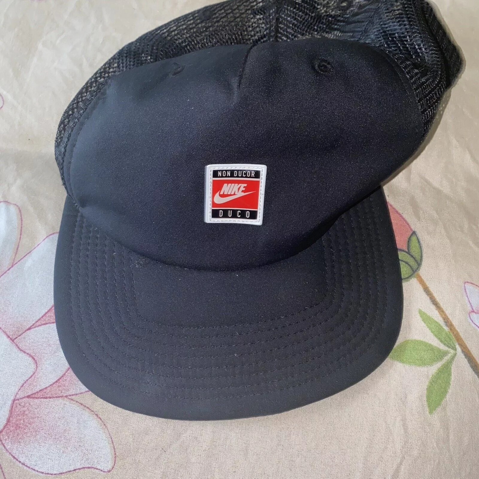Nike Hats Nike Trucker Hat Non Ducor Duco Black Snapback Mesh Back