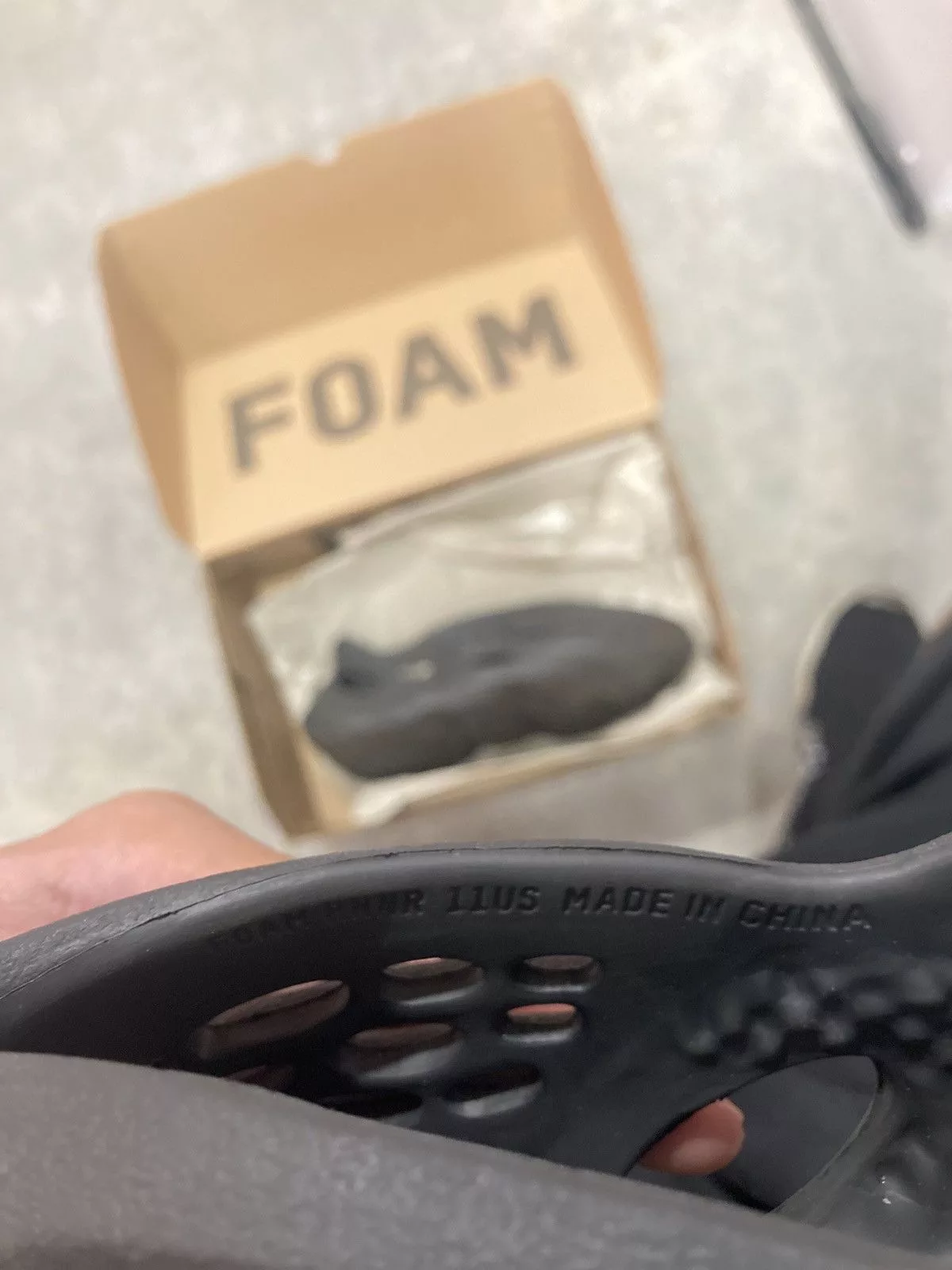 Adidas Slip Ons Adidas Yeezy Foam RNR Black