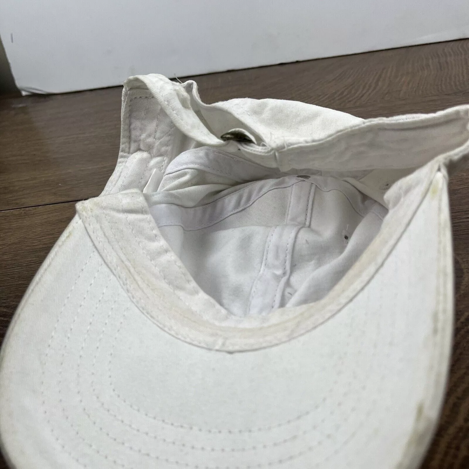 Other Hats Other Plain White Hat White Hat Adjustable Adult Size Hat White Ca