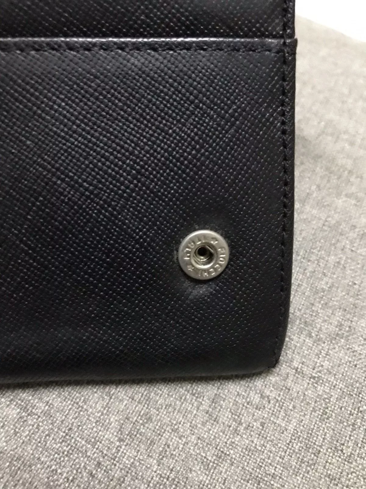 Prada Wallets Prada × Vintage PRADA Wallet Black Leather