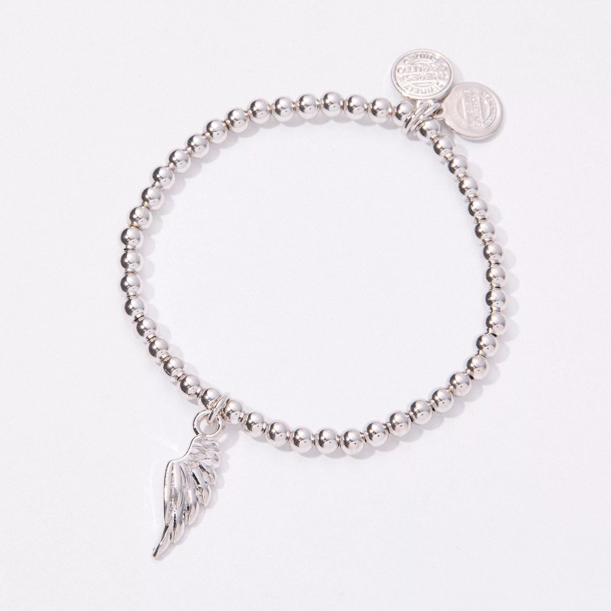 Angel Wing Stretch Beaded Bracelet