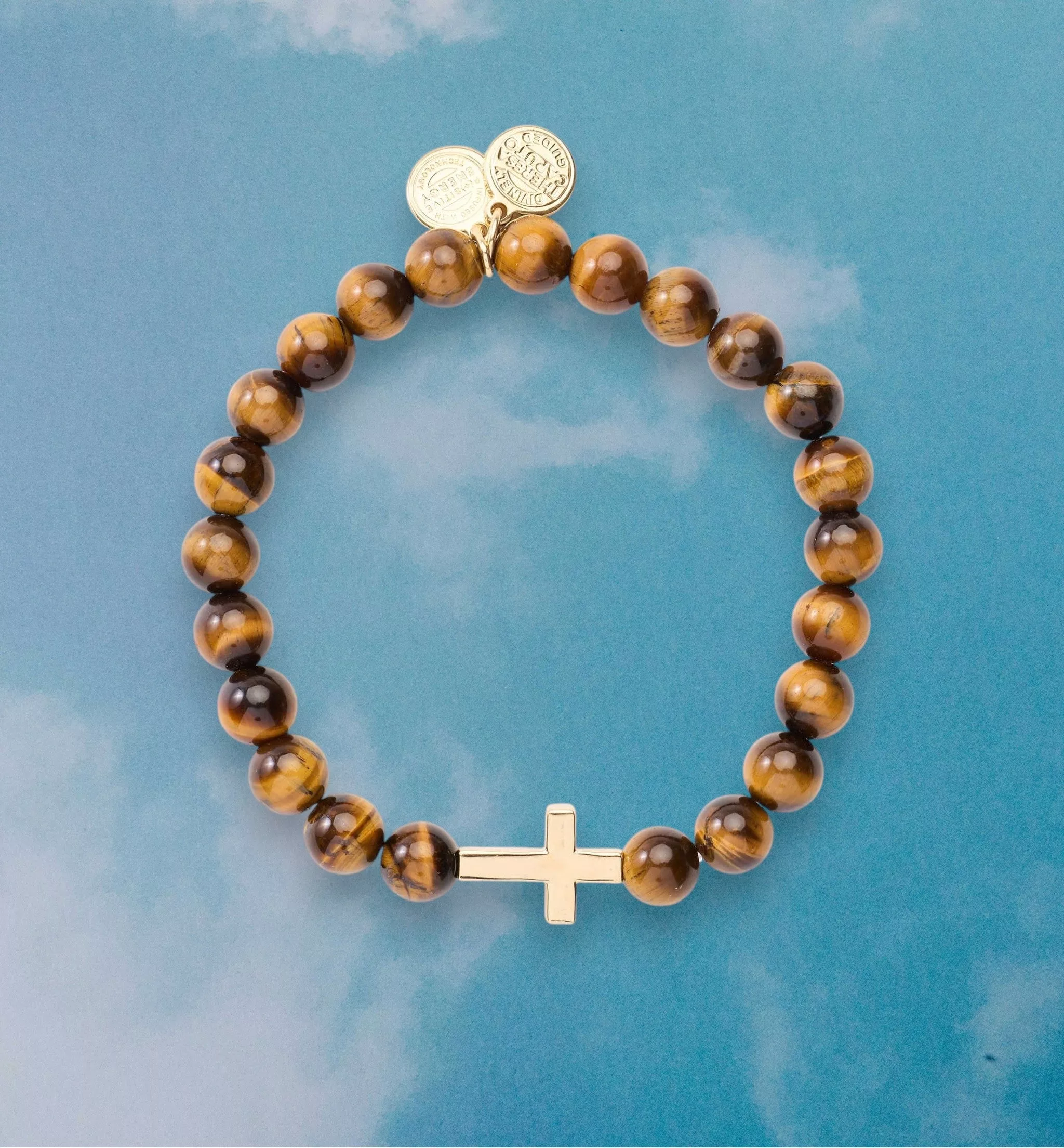 Divine Faith Tiger's Eye Stretch Bracelet