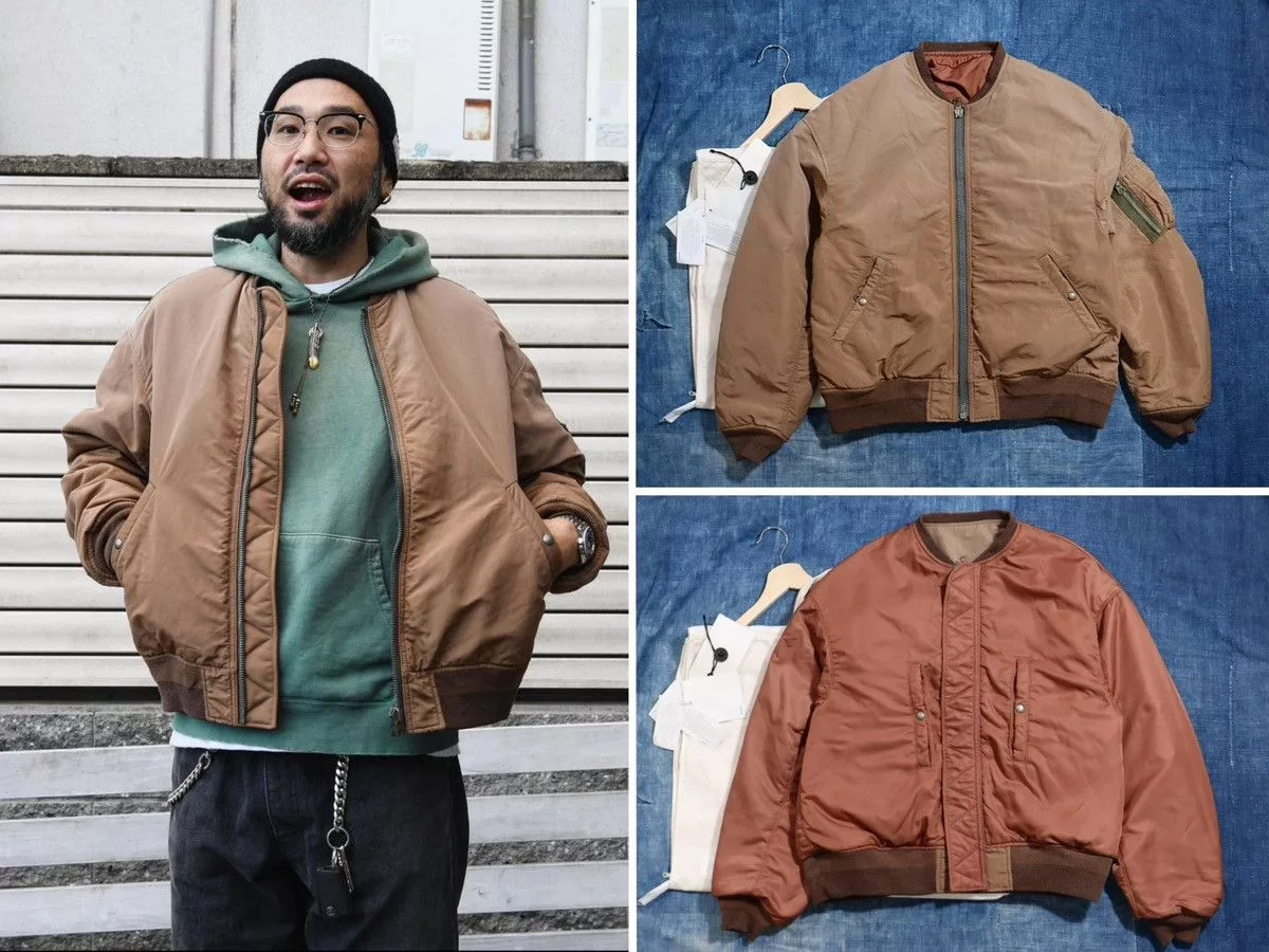 Visvim Light Jackets Visvim 23aw Spot Thorson Jkt MA1 Brown
