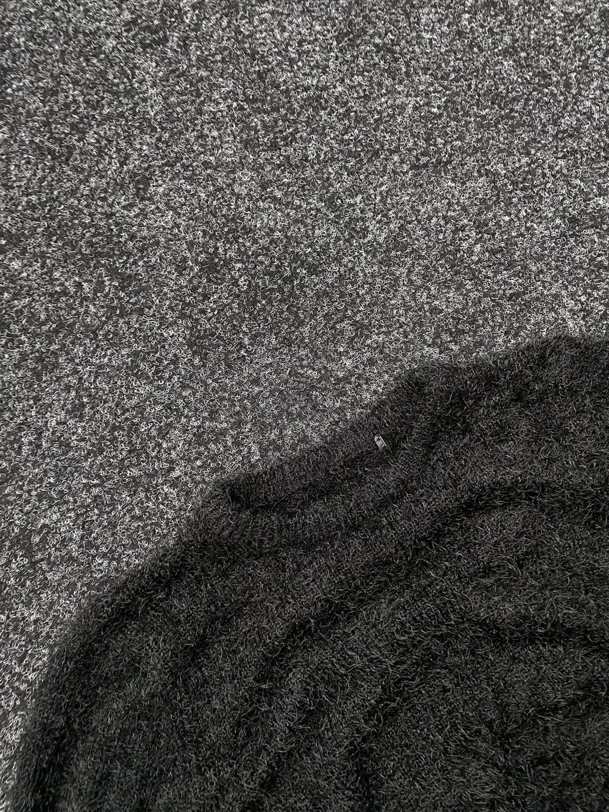 Hysteric Glamour Sweaters Hysteric Glamour × Japanese Brand Mohair Sweater Avant-Garde STYLE, Y2K Black