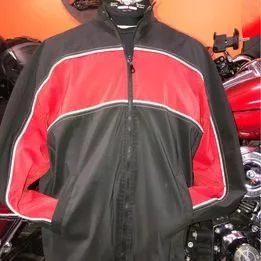 Decibel Raincoats Rain Coat Size Medium Men REFLECTIVE DECIBEL Black Workwear