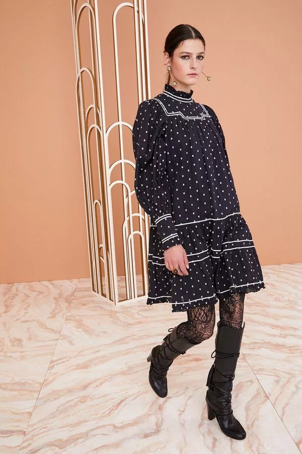 Ulla Johnson Mini Dresses RRP 500$ Ulla Johnson Blanche Dress - Eclipse Dot Black
