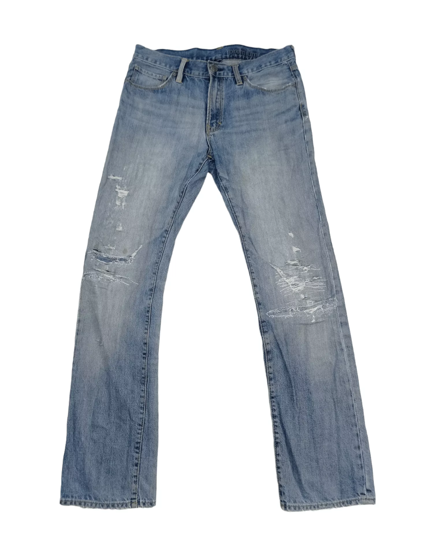 Gap Denim Gap Distressed Denim Pants Blue