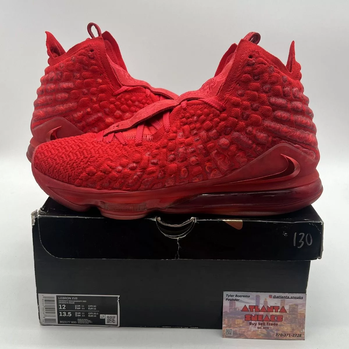 Nike Hi Top Sneakers Nike Lebron 17 red carpet