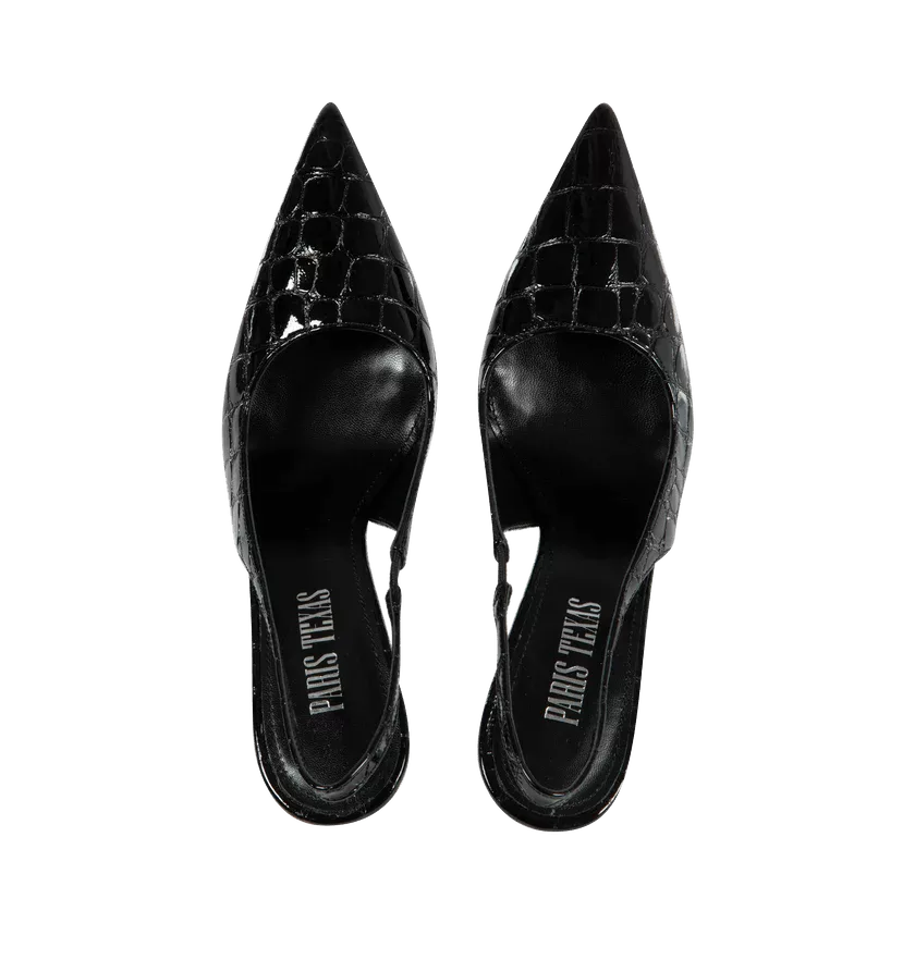 Paris Texas Heels Paris Texas o1h1sh10624 Heel in Black
