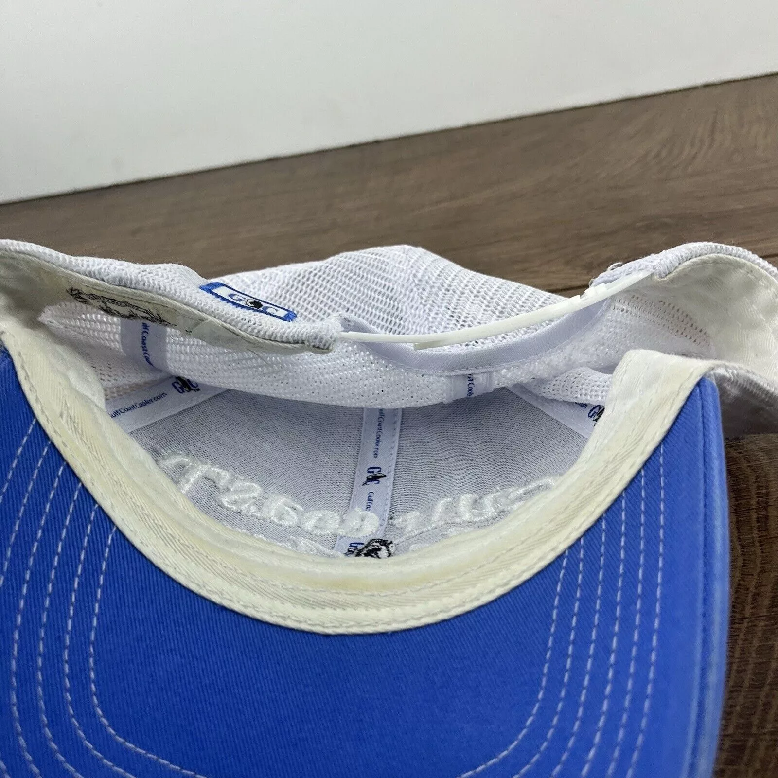Other Hats Other Gulf Coast Cooler Company Hat Snapback Hat Blue Adjustable H