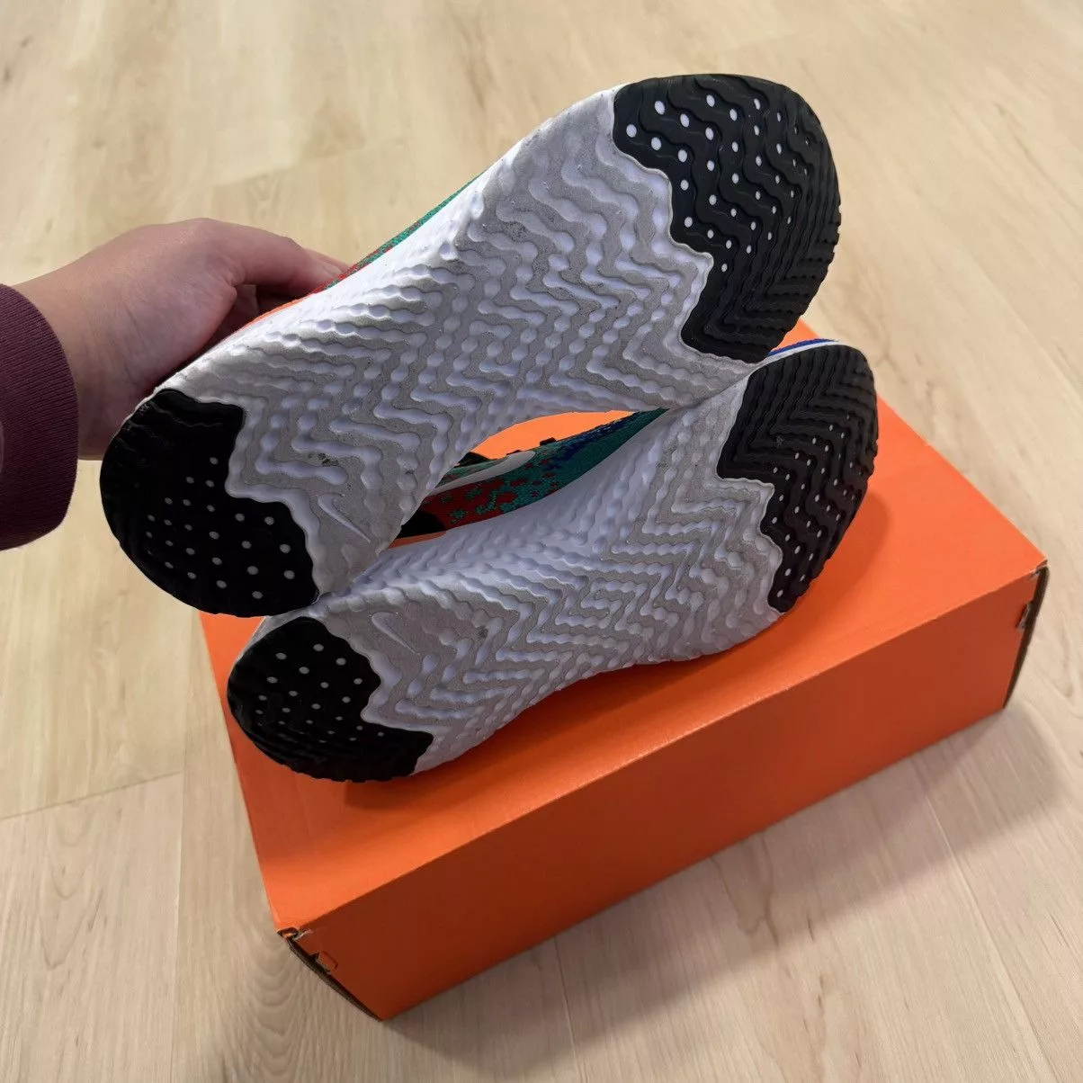 Nike Low Top Sneakers NIKE EPIC REACT FLYKNIT BELGIUM Green