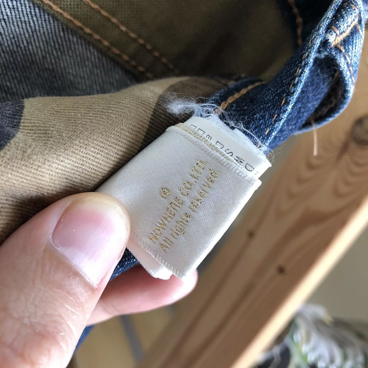Bape Denim Bape 1st Camo Patch Denim Blue
