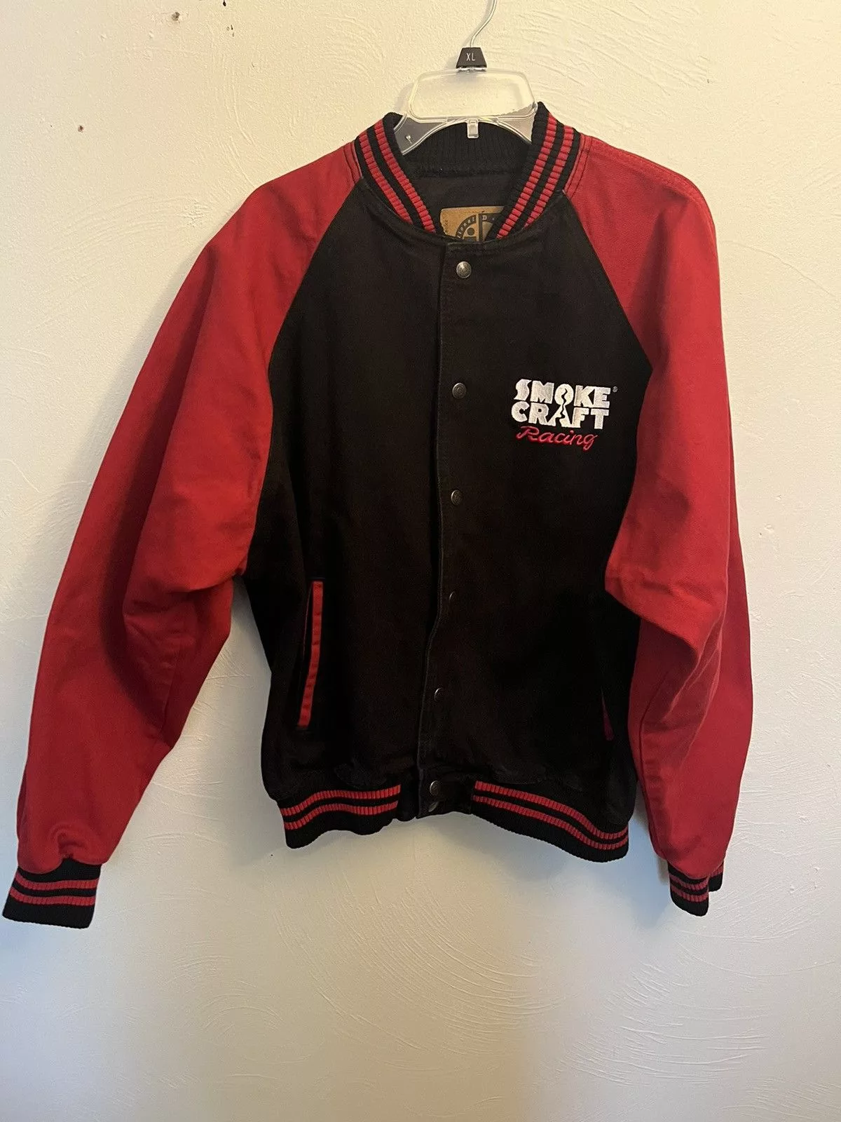 Vintage Denim Jackets Vintage International Denim Varsity Jacket Black