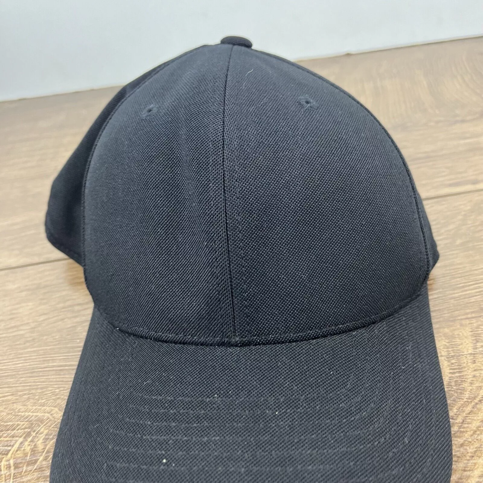 Other Hats Other Plain Black Baseball Hat Black Cap Hat Adjustable Adult Fit