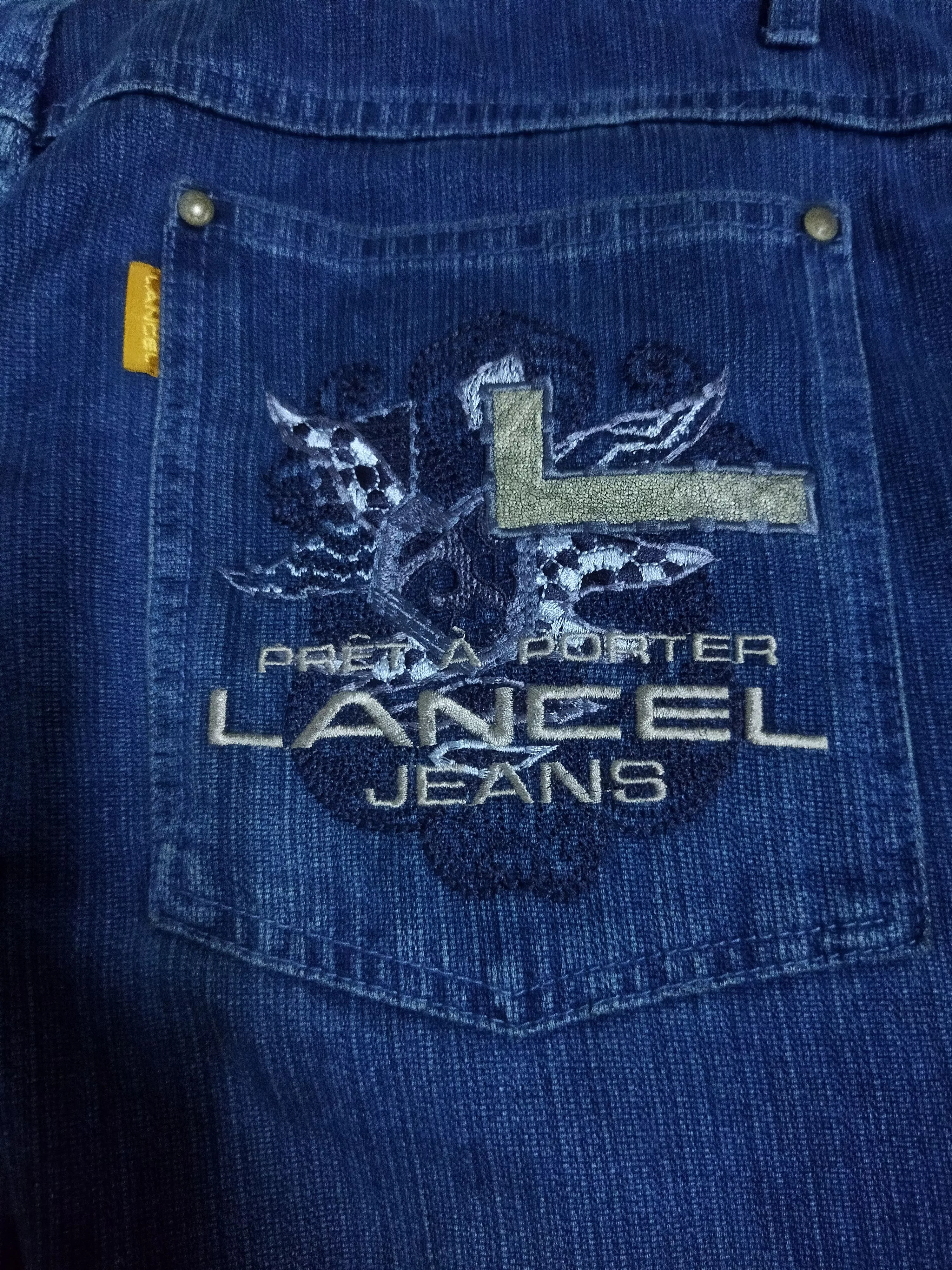Lancel Denim Lancel Baggy Pants Blue