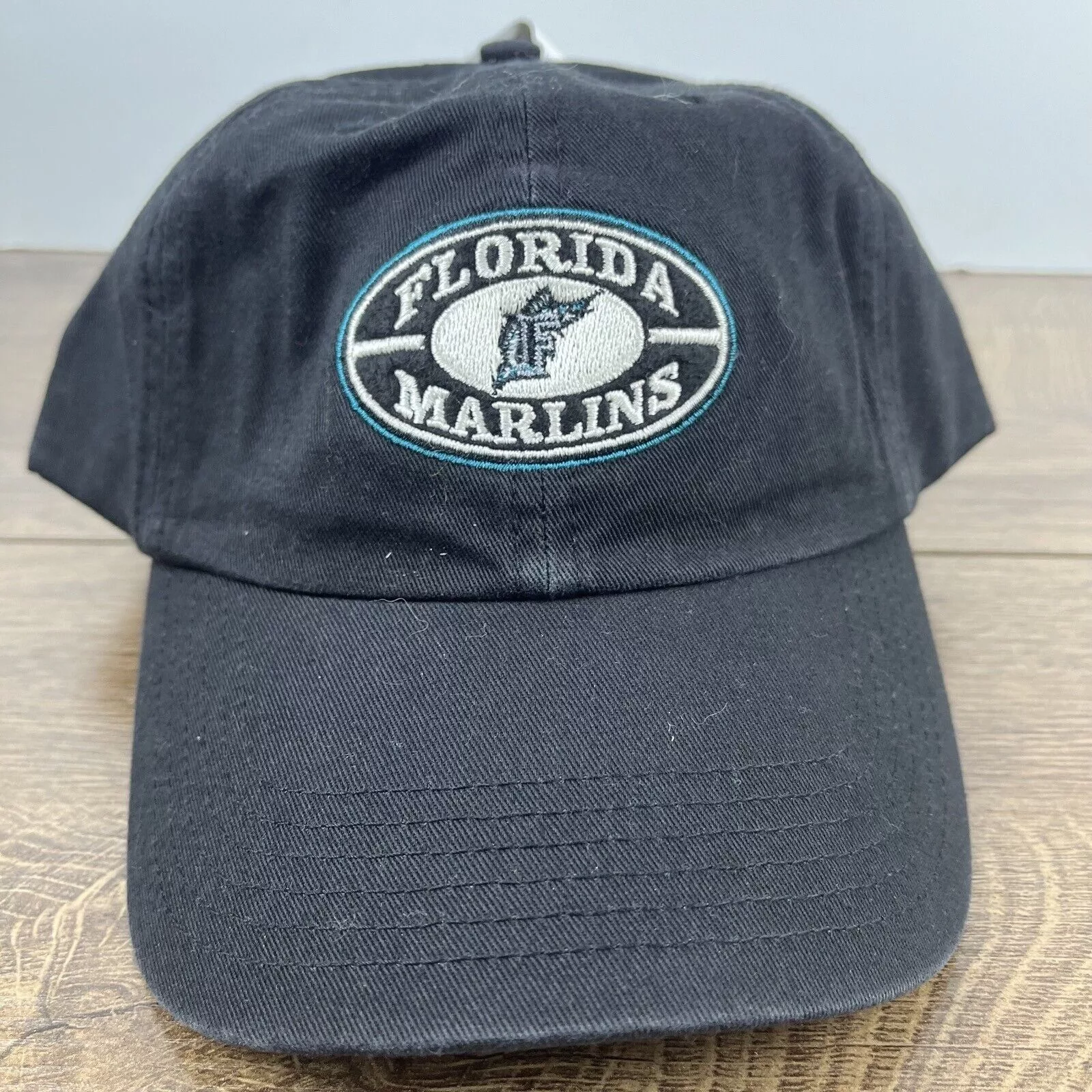Other Hats Other Florida Marlins MLB Hat Marlins Black Hat Adjustable Black A