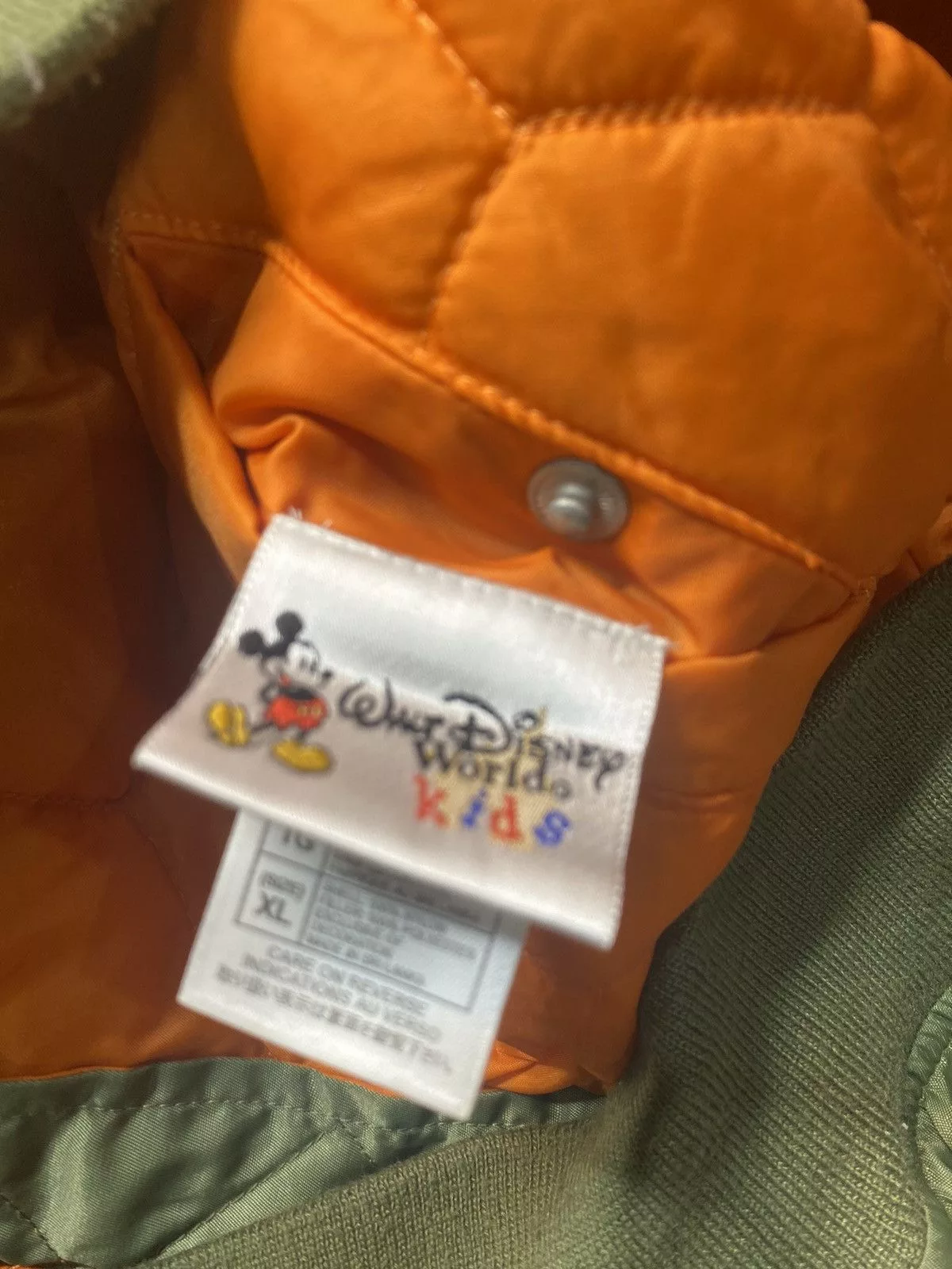 Disney Bombers Disney × Mickey Mouse Mickey Mouse Bomber jacket Green