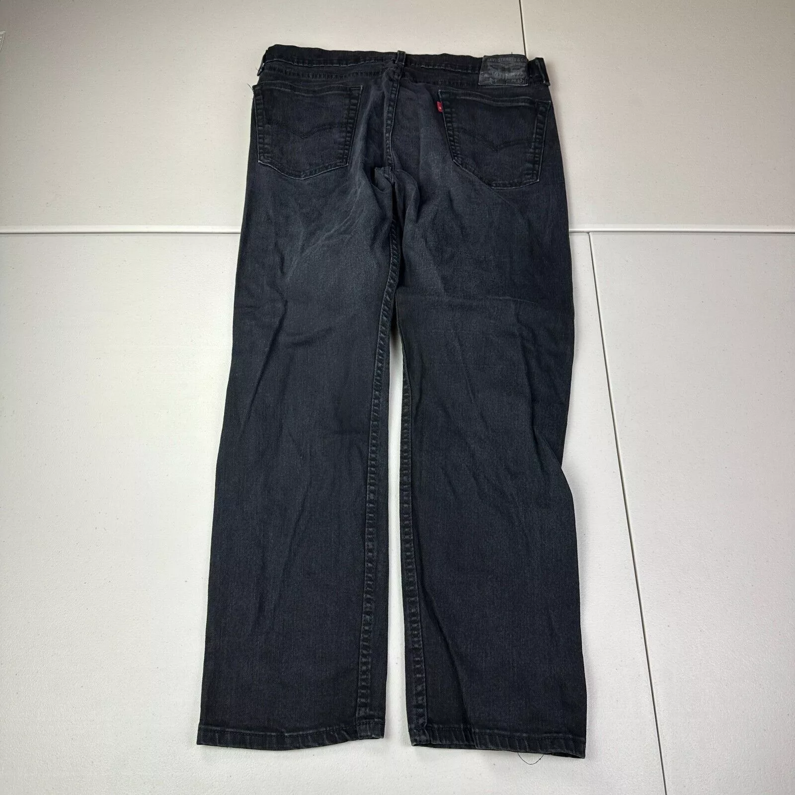 Levi's Denim Levi's Levis 505 Regular Fit Straight Leg Jeans *Missing Button* Black