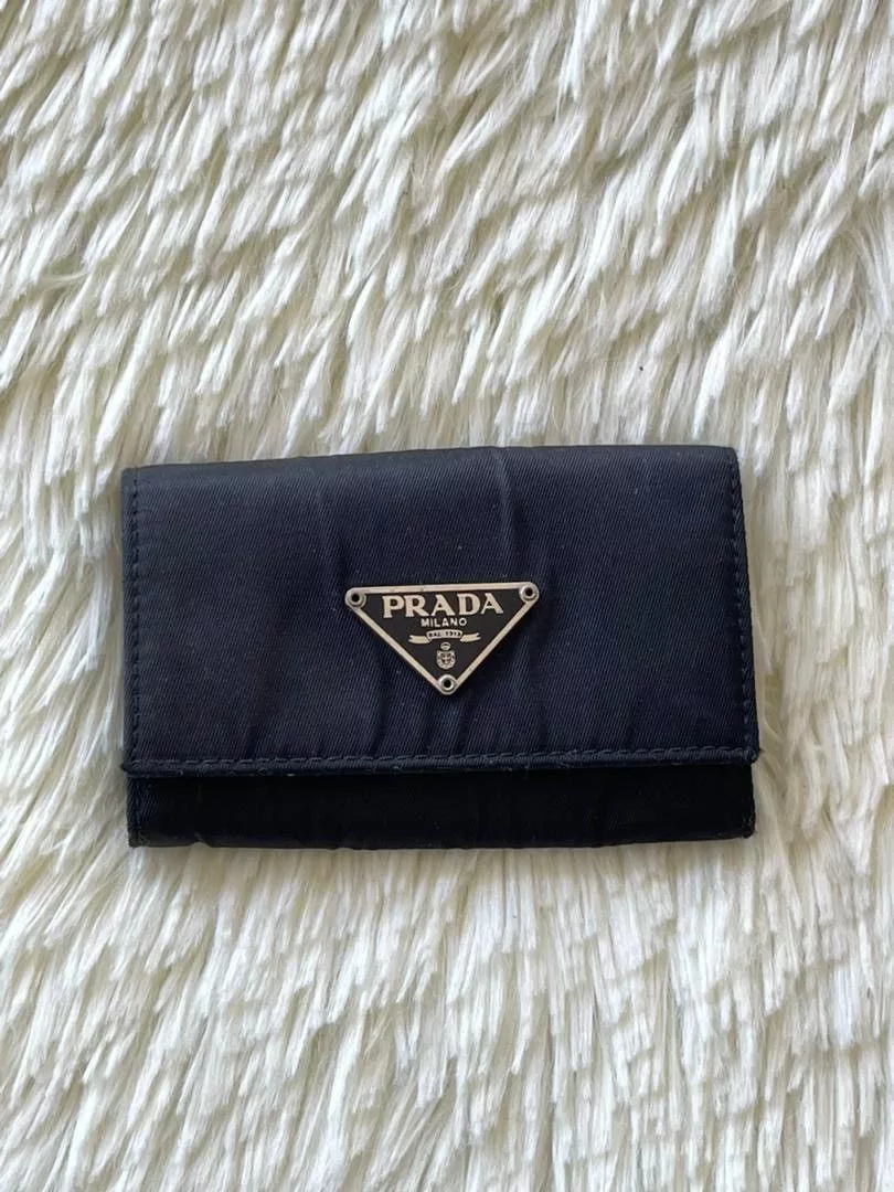 Prada Miscellaneous Prada × Vintage Prada Key Holder Black